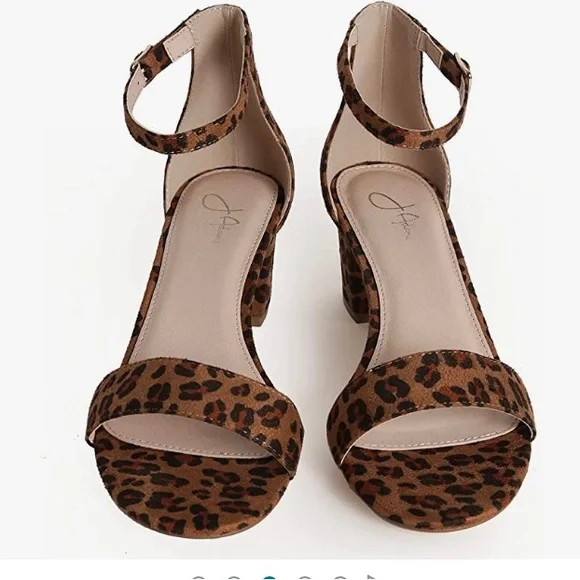 J. Adams Daisy Heels for Women - Ankle Strap Low Block Heel Cute Dressy โฆ - Picture 2 of 9